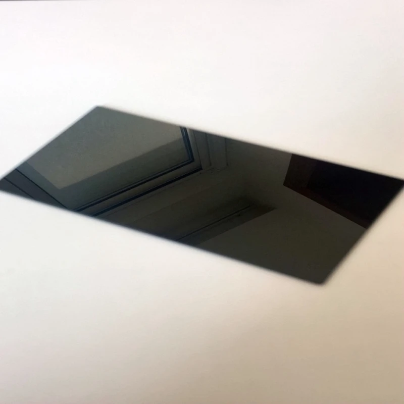 

Black Color Size 200x100x3mm 365nm UV Pass Filter Glass ZWB2 For Led Lamp