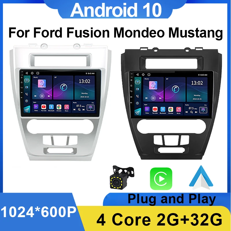 

Android Car Radio For Ford Fusion Mondeo 2009 - 2013 2 Din Car Multimedia Player GPS Navigation Carplay Autoradio Stereo Audio