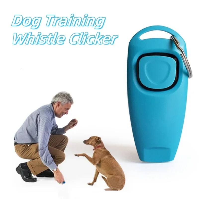 Pet Dog Clicker Dog Training Whistle Clicker Dog Trainer Puppy Stop Barking Training Aid Tool Key Ring Pet Supplies для собак