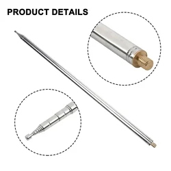 Telescopic 5 6M 18 4FT GP For DIY Shortwave Radios For Ham Radio For Yagi Antenna Shortwave Antenna Stainless Steel