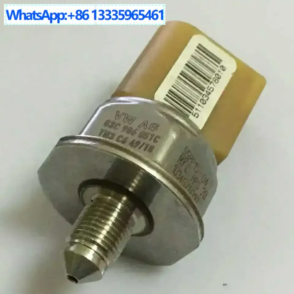 

03C906051C, 55PP15-04, Volkswagen Audi Fuel Common Rail Pressure Sensor
