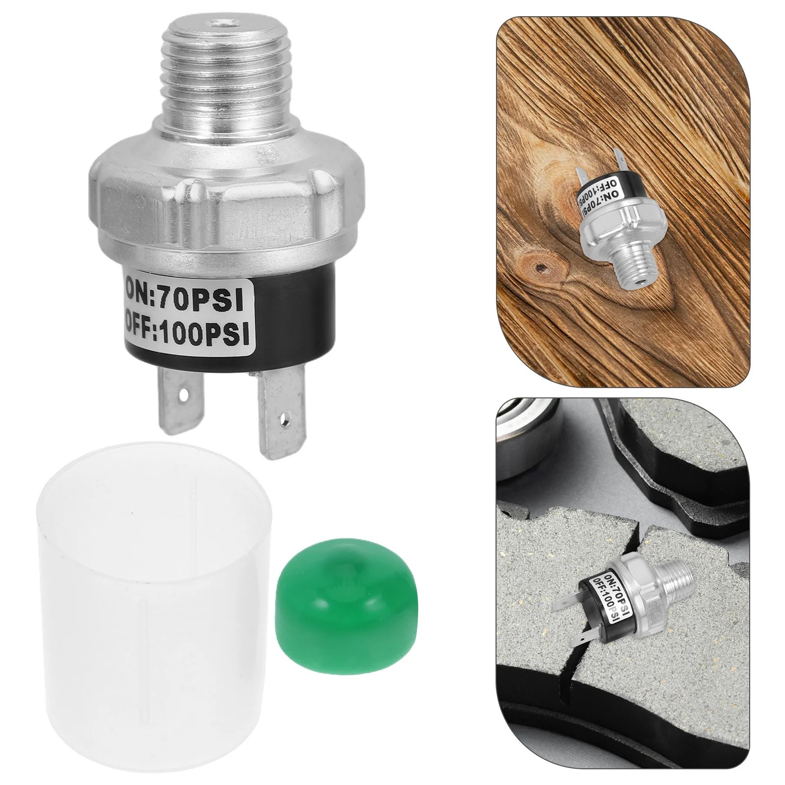 Pressure Switch Air Compressor Accessories Control Valve Small High Coated Pipe Versatile Water Gas Oil Multi-purpose
