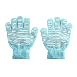 Children Winter Warm Gloves Stretchy Kids Knitted Gloves Anti-slip Full Finger Mittens Wholesale