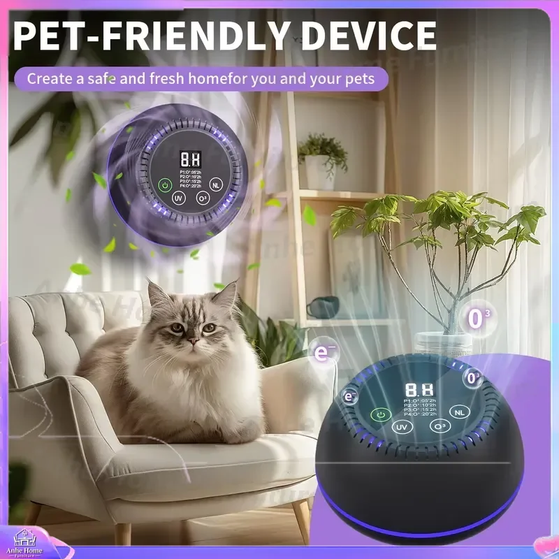 Eco Friendly Pet Air Purifier Deodorizer USB Powered Soft Odor Eliminator Safe for Cats Dogs Small Animals Home Use Wholesale