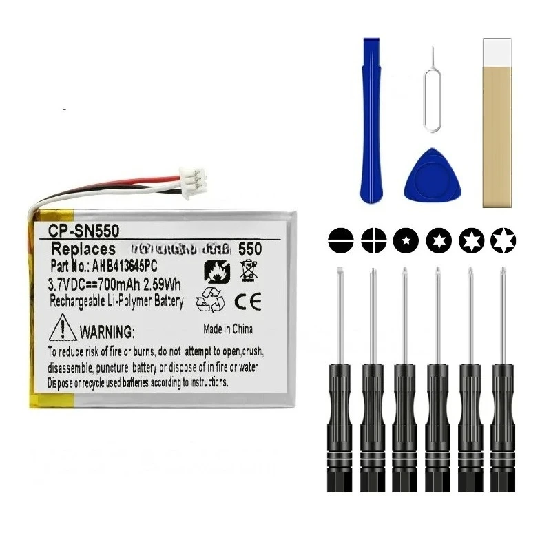 

Suitable for PXC 550-II Bluetooth headset battery AHB413645PCT 700mAh