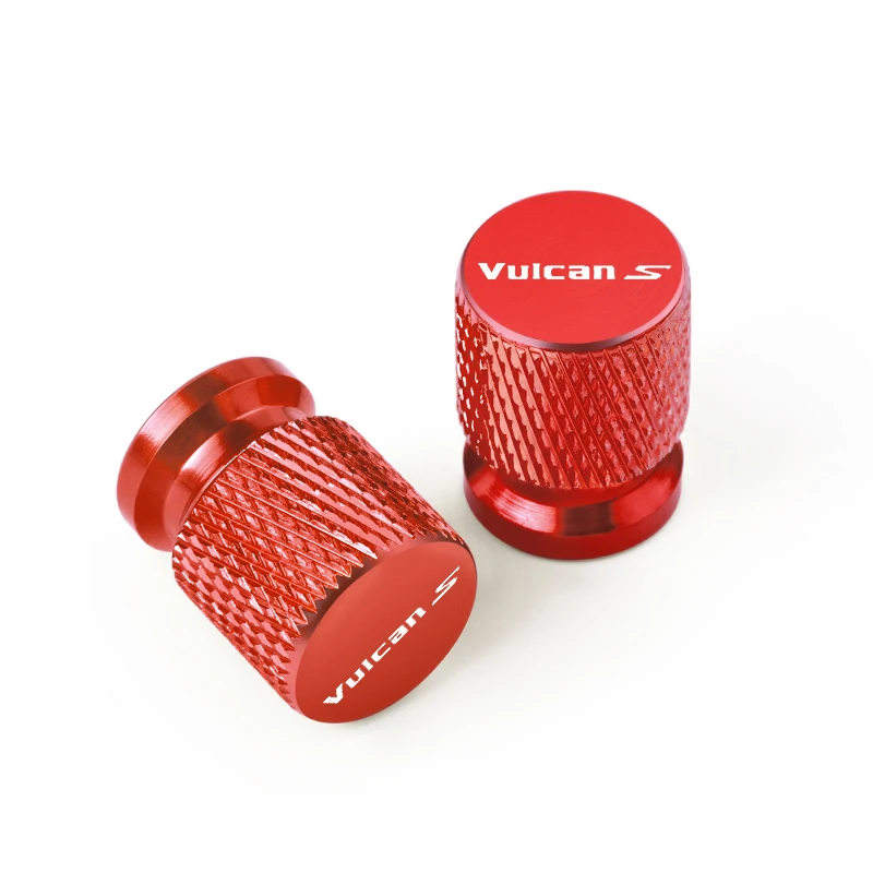 مع شعار لكاواساكي فولكان S فولكانز 650cc 650 CC دراجة نارية الإطارات صمام منفذ الهواء الجذعية غطاء غطاء التوصيل CNC الألومنيوم الملحقات