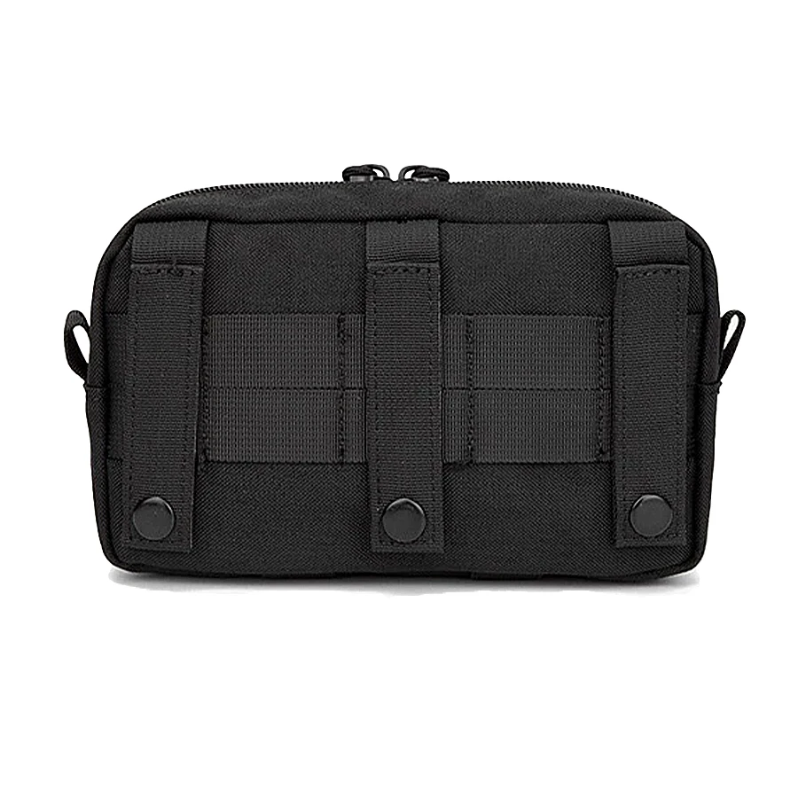 حقيبة معلقة بسحاب مزدوج للرياضات الخارجية، حقيبة تخزين معلقة على الخصر #3