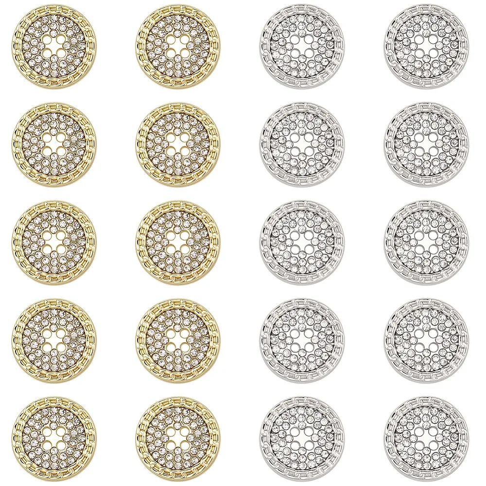 20-pecas-de-botoes-de-liga-metalica-em-2-cores-com-strass-redondos-e-planos-platina-dourada-15x25mm-furo-12mm-10-pecas-cor