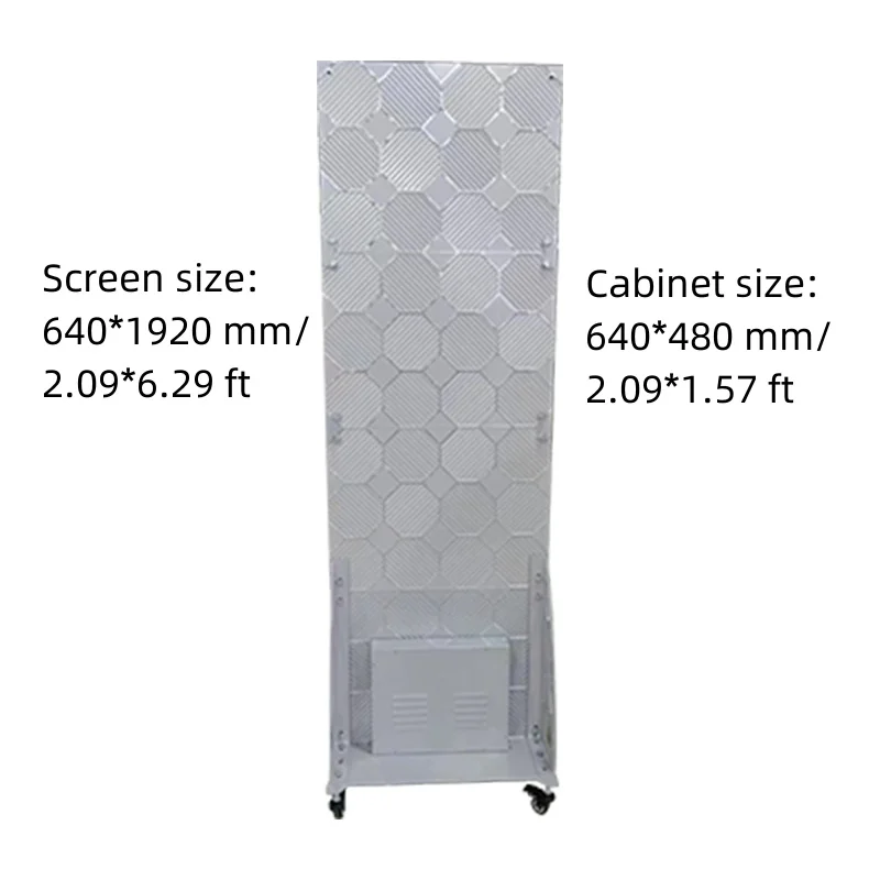 Il sito di visualizzazione della segnaletica digitale con poster a LED per pubblicità interattiva interna mobile da pavimento