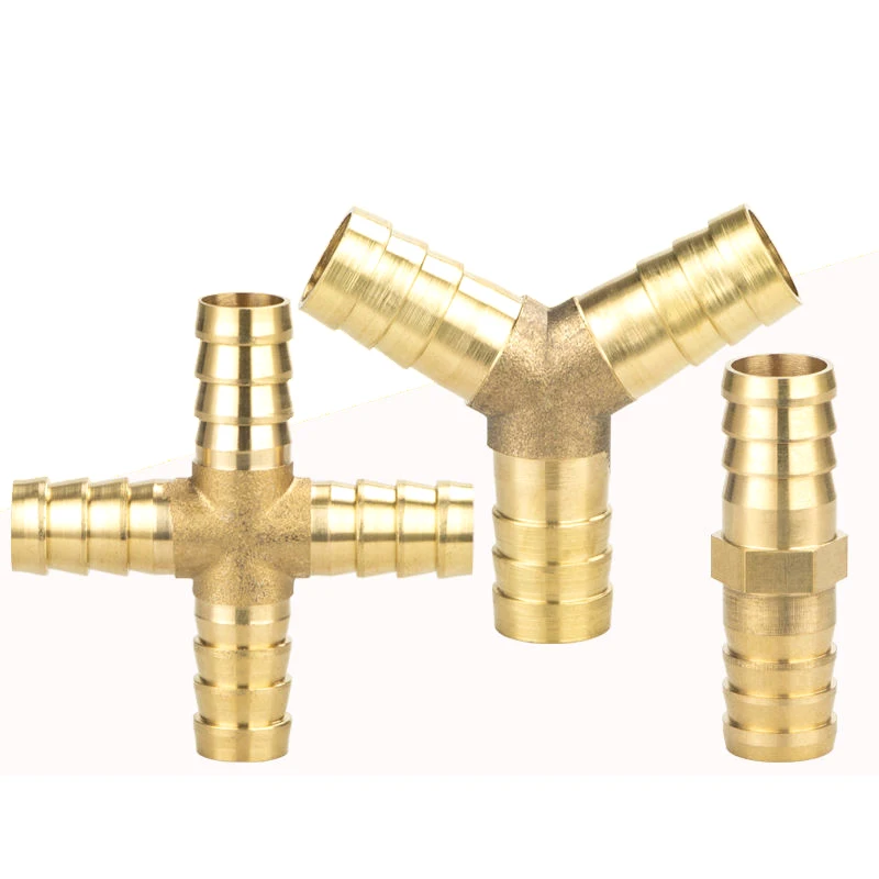 

Fittings Connector Copper Pagoda Air Fuel Water Tube Brass Barb Pipe Fitting Barbed Joint Coupler Adapter For 4mm 5 6 8 10 12