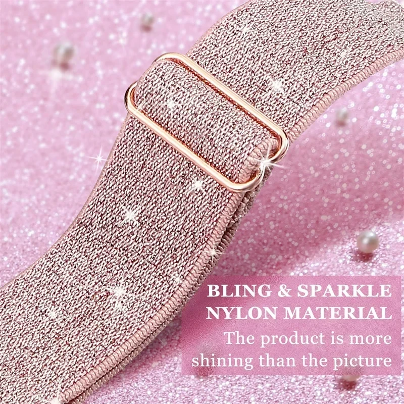 Bracelet en Nylon pour Apple Watch 10 bandes 46mm 42mm Ultra 2 49mm 41mm 45mm 44mm Bracelet élastique bohème iWatch série 9 8 7 6 5 4 Se