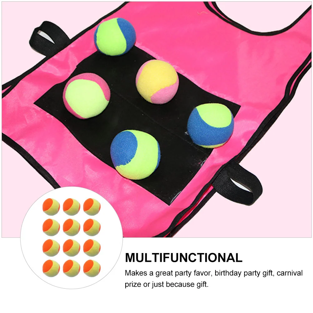 12 Pcs Goo Ball Children’s Toys Sucker Intelligence Puzzle Sticky Wall Creative Playing Throwing Fabric