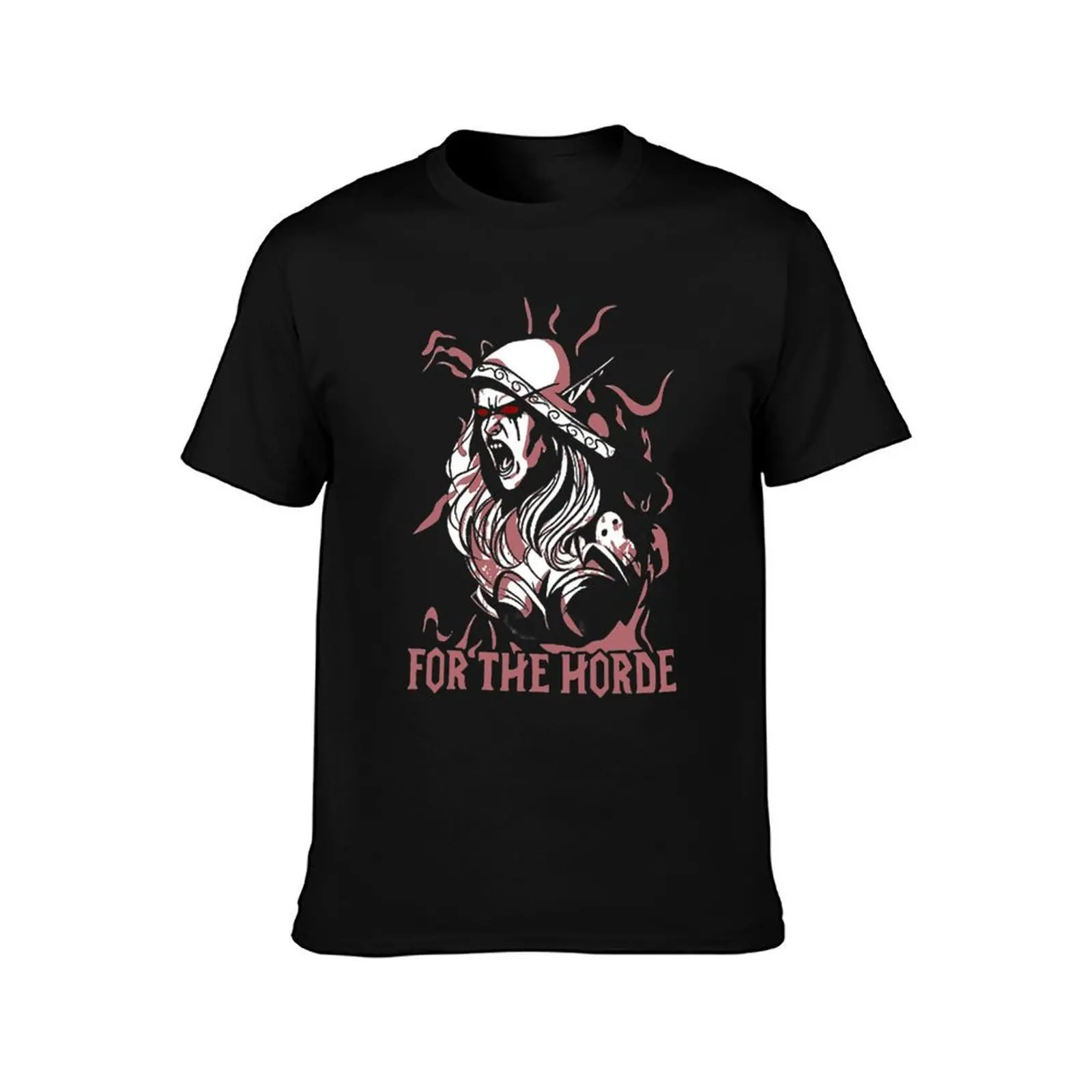 For The Horde – Sylvanas Windrunner T-Shirt man t shirts for men T-Shirt