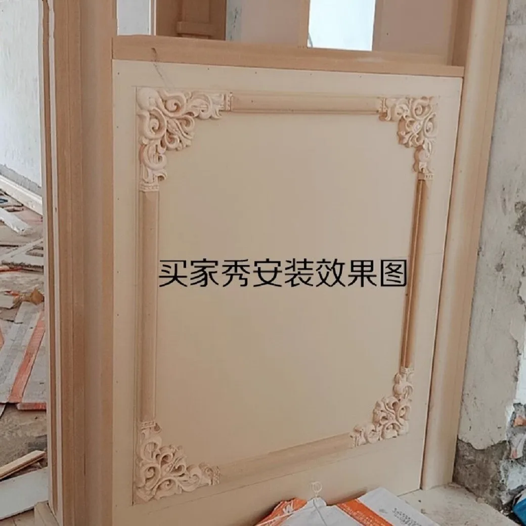 Solid Wood Line, Rough Semi Circle Line, Fried Dough Twists Background Wall, Waist Line