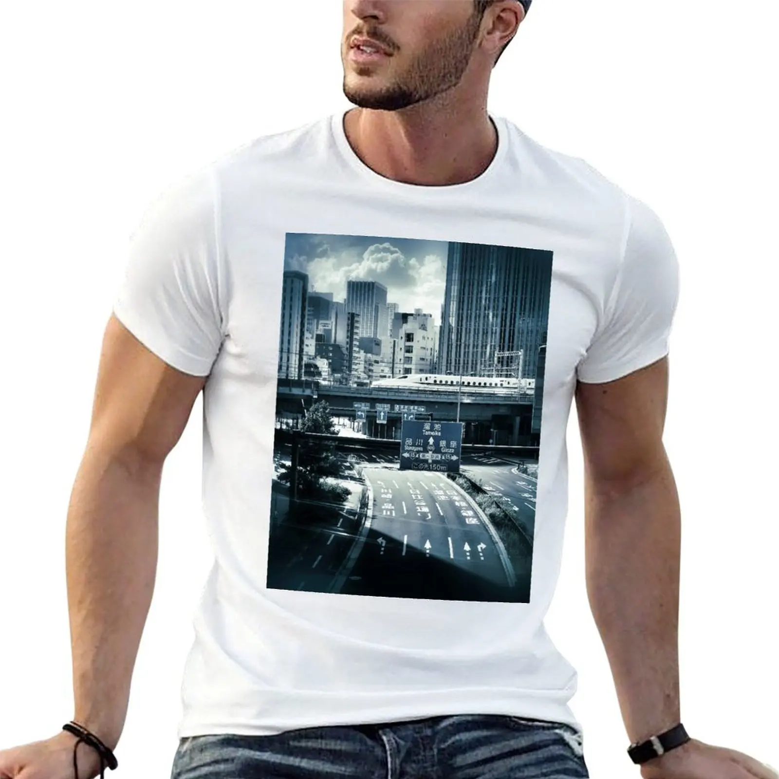 

Shinkansen T-Shirt t shirt man casual t shirt personalised t shirt for man 100 percent cotton T-Shirt