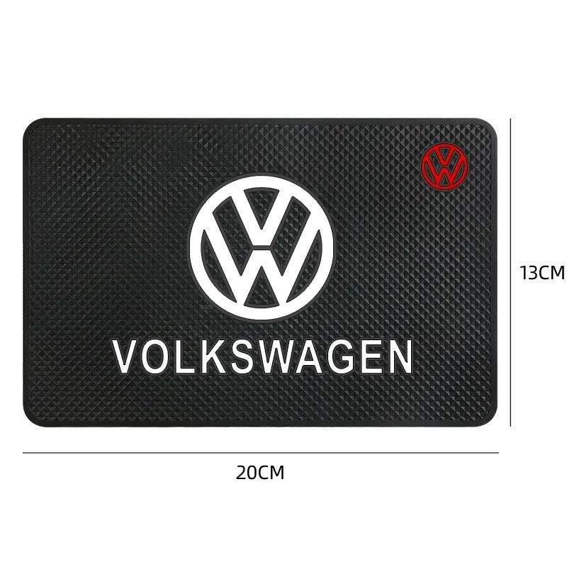 Car Anti-slip Mat Dashboard Sticky Non-slip Mat Phone Glasses Key Holder Interior Parts For Volkswagen Polo Tiguan VW GTI TOURAN