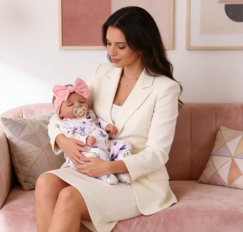 

NPK 18''High-Quality Realistic Reborn RosalieHand Paint with Genesis 3D Skin with Visible Veins High Quality Handmade Doll