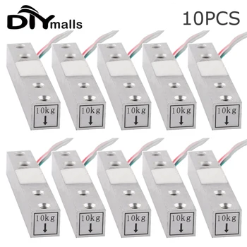 5/10PCS 1kg 2kg 3kg 5kg 10kg 20kg Wägezelle Wägezelle Gewichtssensor Elektronische Waage Aluminiumlegierung Wiegesensor für HX711 AD