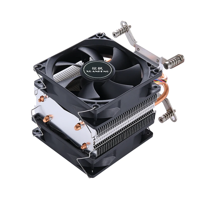 Desktop Computer CPU Efficient Cooler with Pure Copper 2/4/6 Heat Pipes Quiet PWM Cooling Fan Install LGA2011 115x 1200 1700 X99 view 6