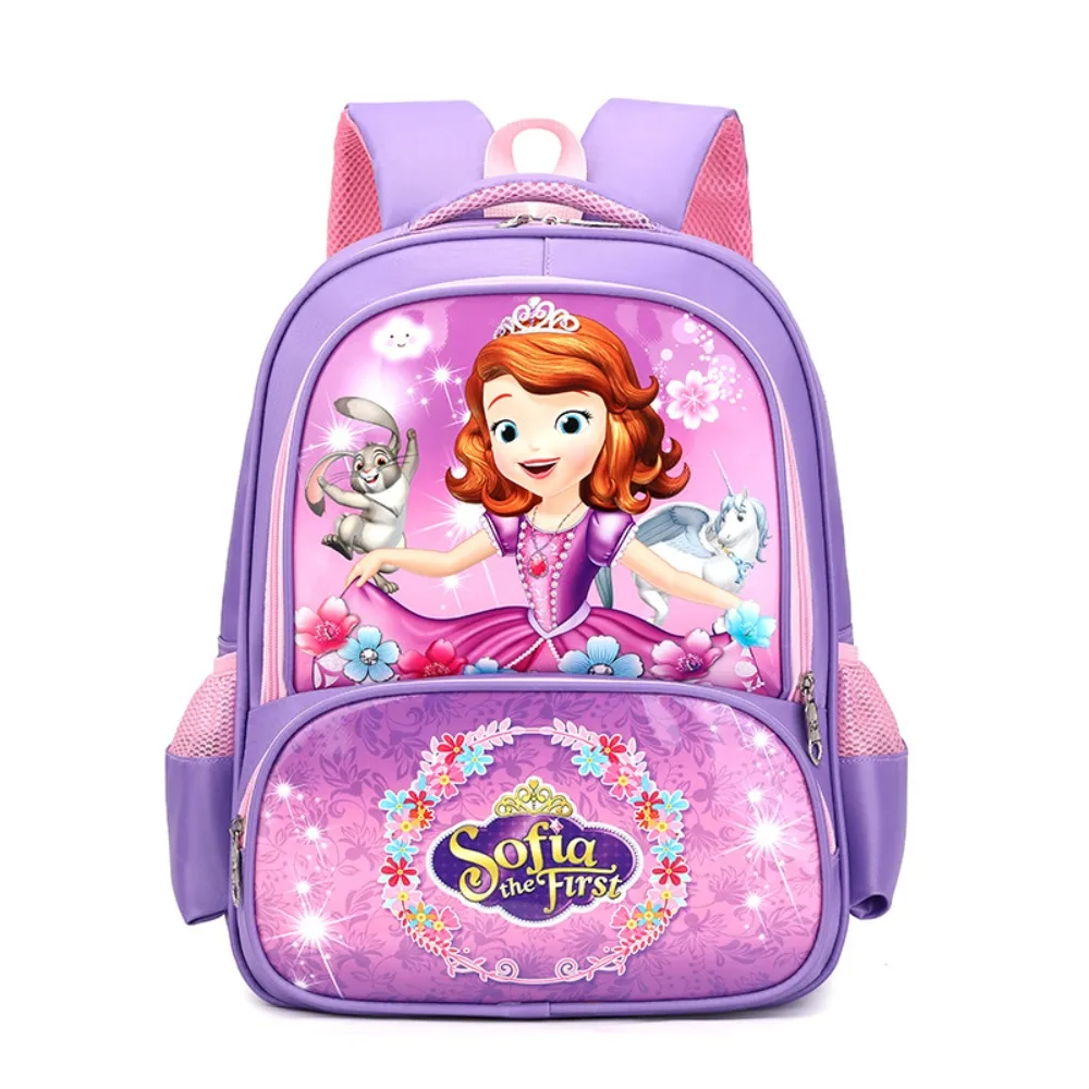 New Large Capacity Backpacks for Grades 2-6 Cartoon Load Reducing Nylon Waterproof Children\'s Primary School Student Backpacks