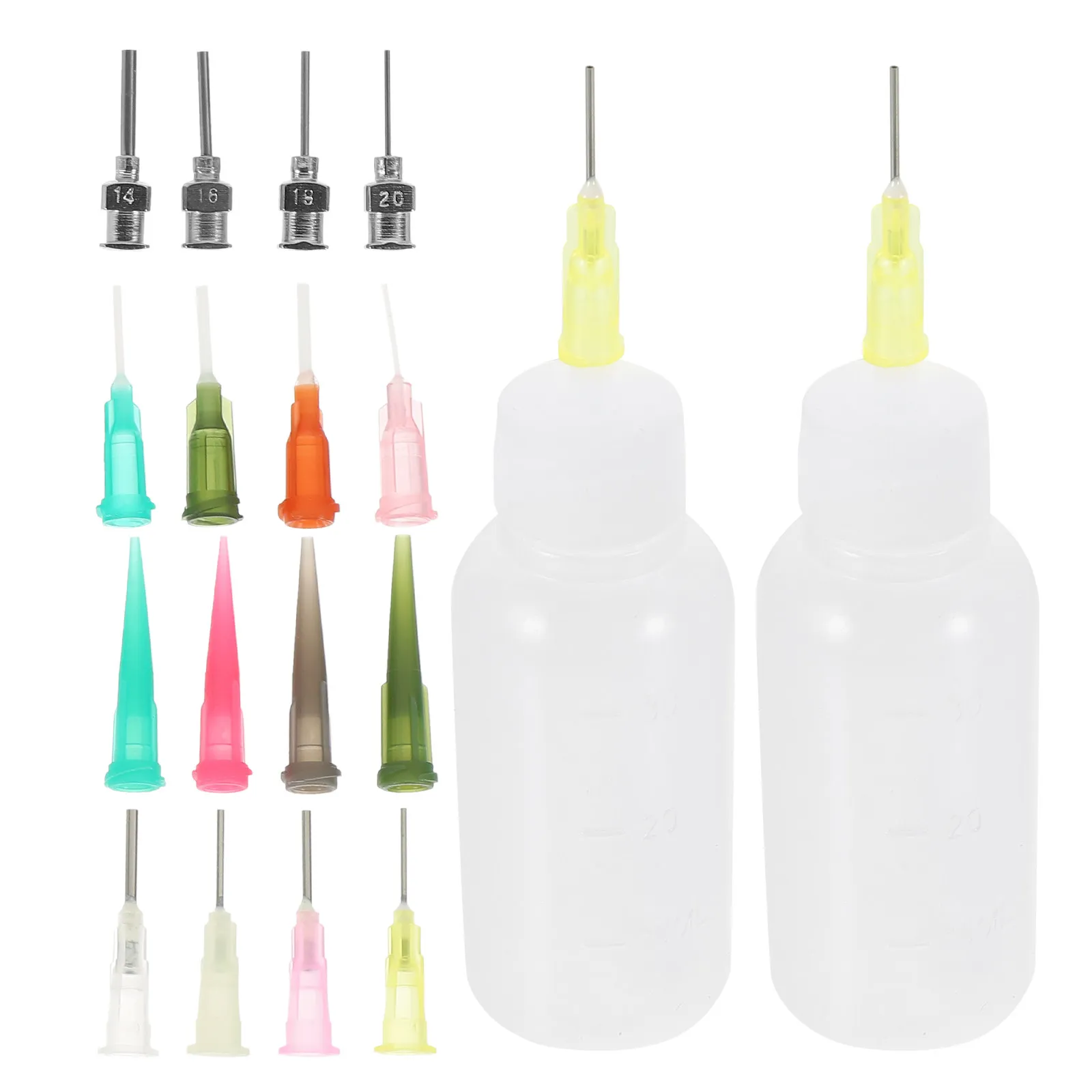 

Флакон-аппликатор с прецизионным наконечником-иглой для клея, герметичный, гибкий, для рукоделия и татуировок