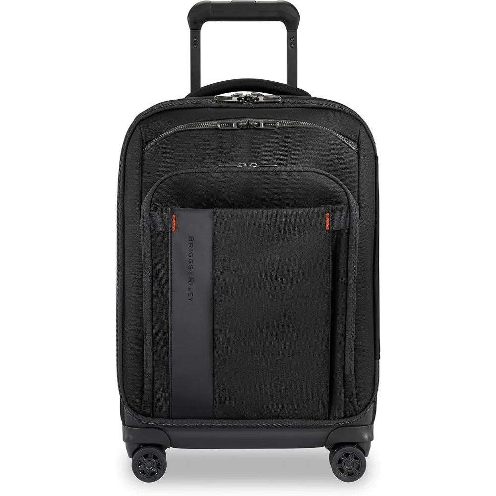 Luggage, Black, Carry-On 22 Inch, Expandable Wheeled Carry On