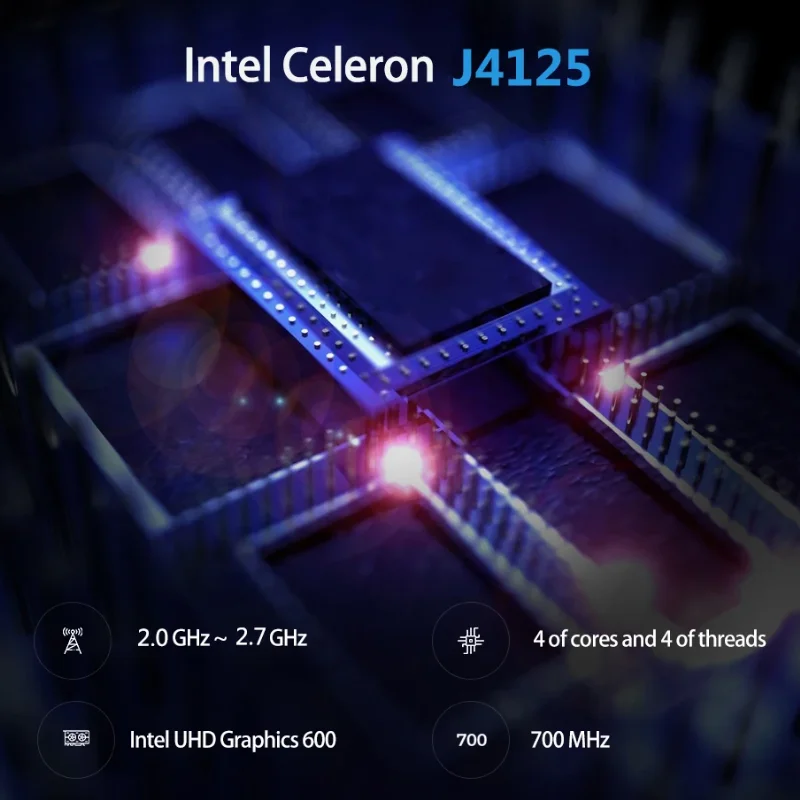 CENAVA M1K Mini PC Stick Intel Celeron J4125 4 Core 4MB Cache 8G LPDDR4 256G eMMc Windows11 wifi5 4K 60HZ HD Comodo Mini PC