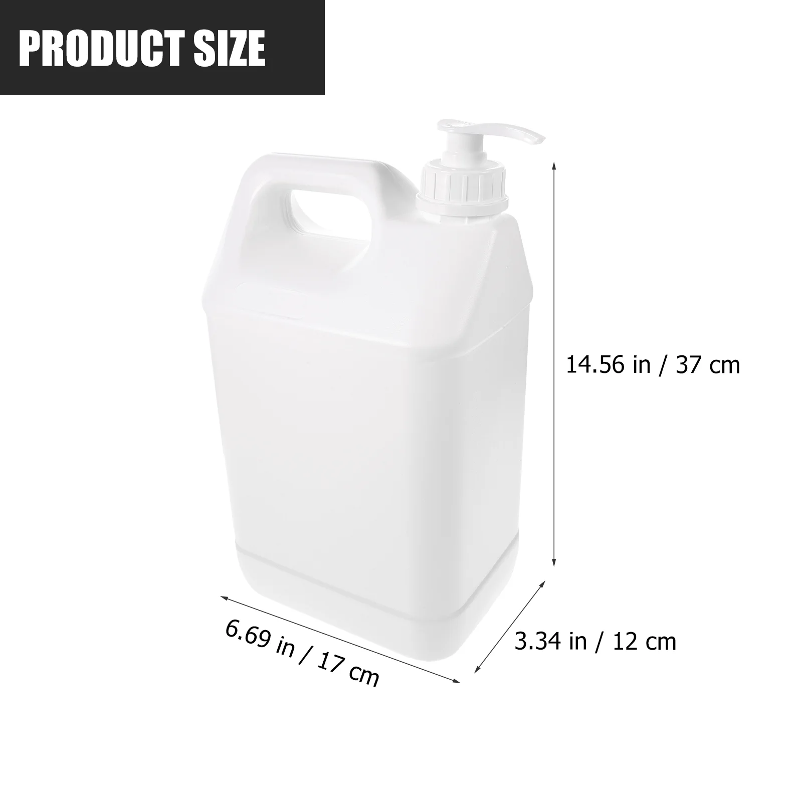 2 5L Pump Bottle Soap Dispenser with Body Cover Chemical Container Water Kettle