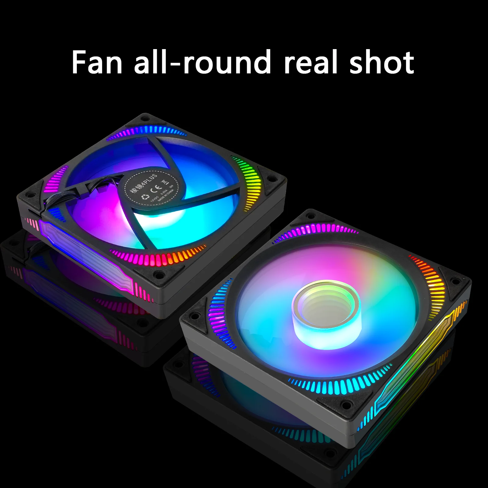 MANMU New Design Computer Cooler Fan For Pc Cooling 120mm Rgb Fans For Pc Argb Fan