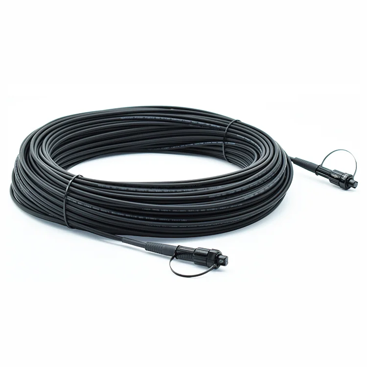 New Arrival Pre-terminated Reinforced IP68 Waterproof FTTH Optic Cable Fast Connector Joint Compatible LSZH Material UPC/APC