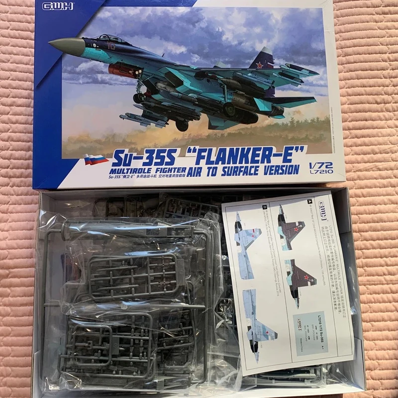 

1:72 Scale SU35 Su-35S Flanker E Multirole Fighter Jet Aircraft Hobby Craft Toy Plastic Model Building Kit