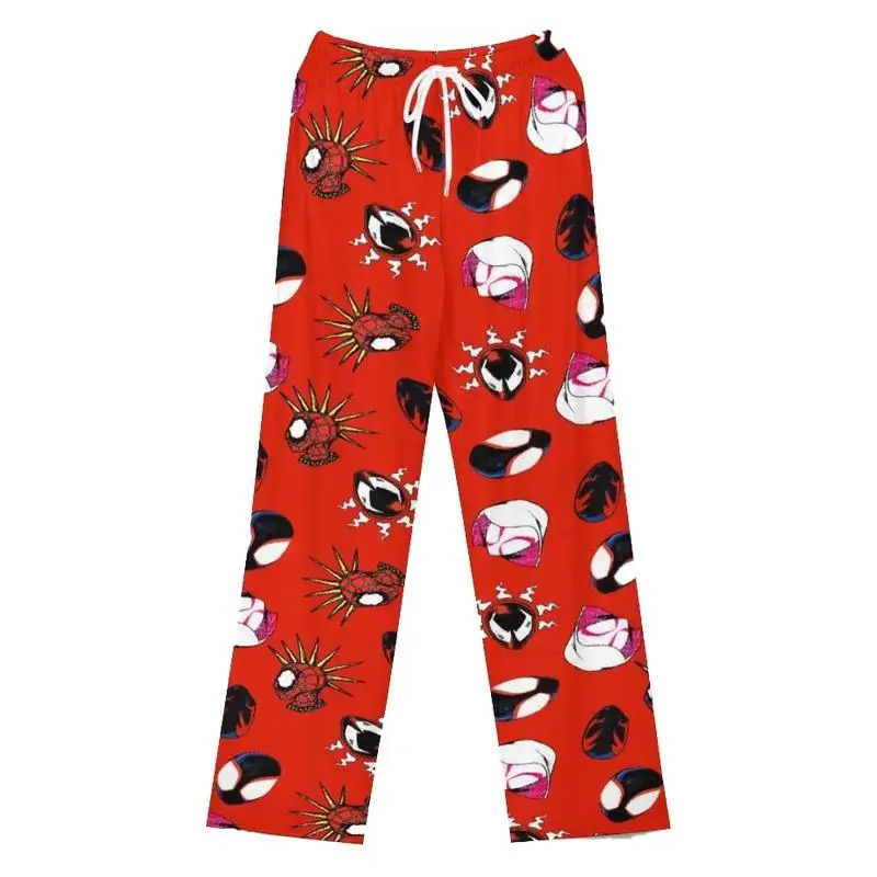 Nova hello kitty pijamas calças para mulheres homens dos desenhos animados casal lounge sleep bottoms calças de pijama lounge pant kawaii presentes de natal