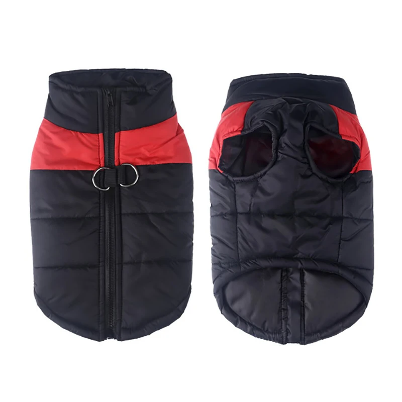 Warme Winter-Hundejacke für den Winter, gepolsterte Haustierweste, Mantel für kleine große Hunde, wasserdichte Haustierkleidung mit D-Ring, Golden Retriever – Detail 10