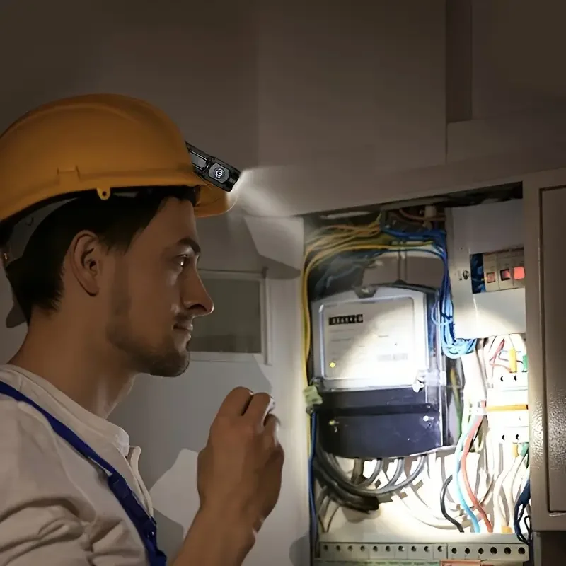 Mini 3 LED Flashlight With Pen Clip，Night Walking, Portable Brightness,Rechargeable Waterproof Emergency Spotlight Outdoor Torch