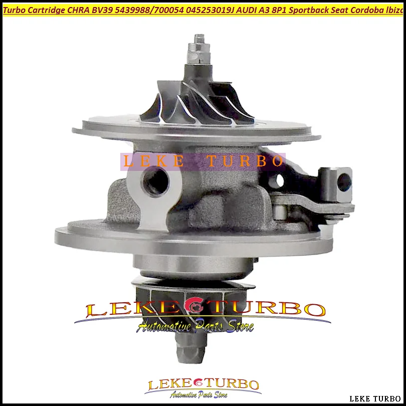 Turbo Cartridge CHRA BV39 54399700054 54399880054 045253019J For AUDI A3 8P1 Sportback For Seat Cordoba lbiza 3 BWB BMS 1.4L TDI