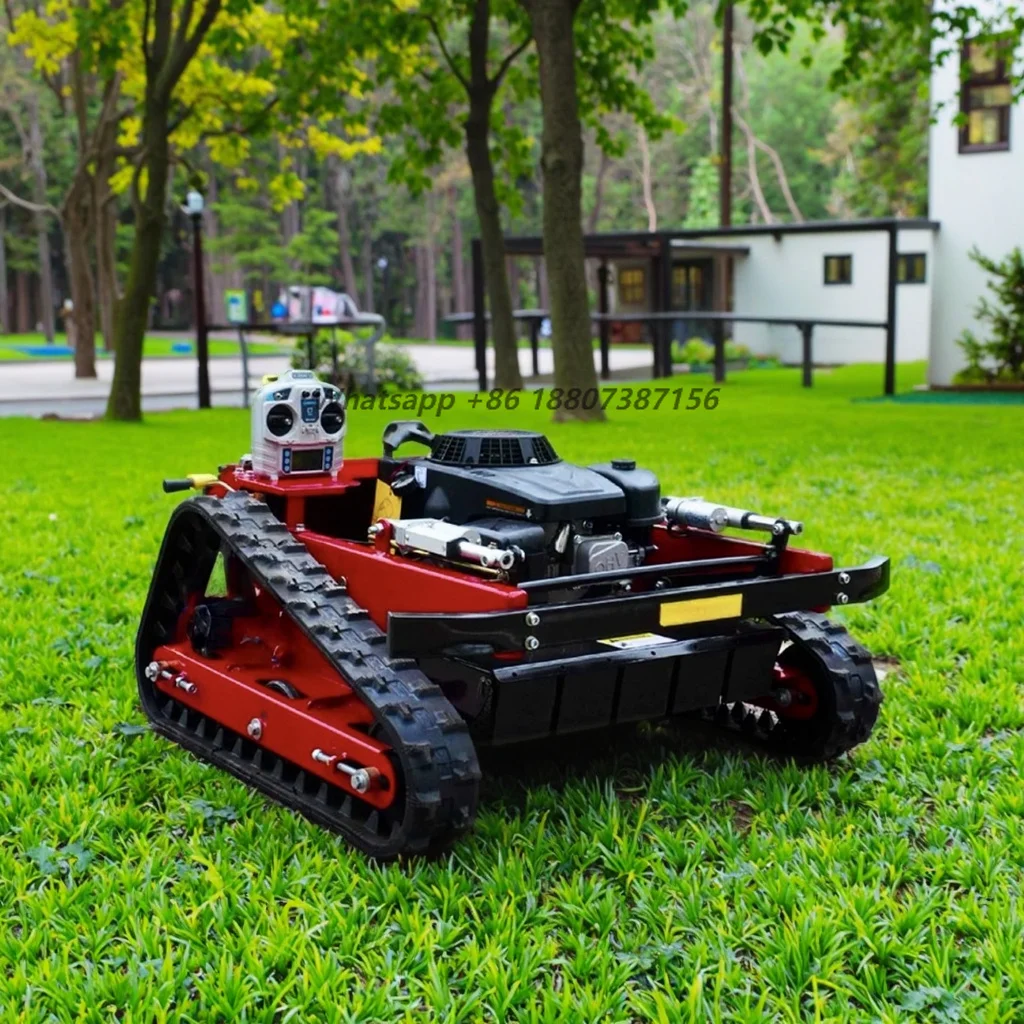 Free Delivery. Industrial Grade Agricultural 4-Stroke Self-Propelled Remote Control Lawn Mower. High-quality Electric