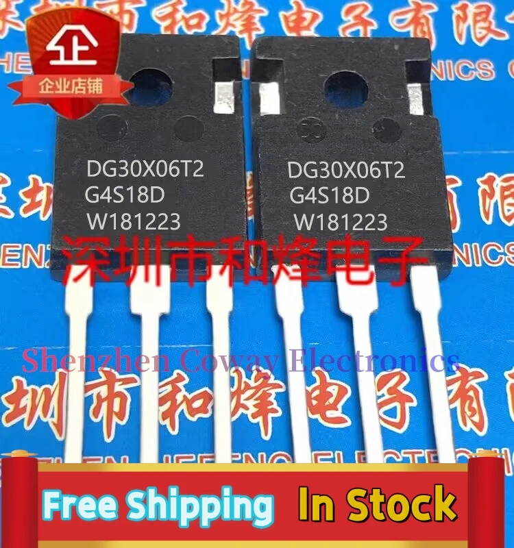 10PCS-30PCS  DG30X06T2  600V 30A IGBT TO-247  In Stock Fast Shipping