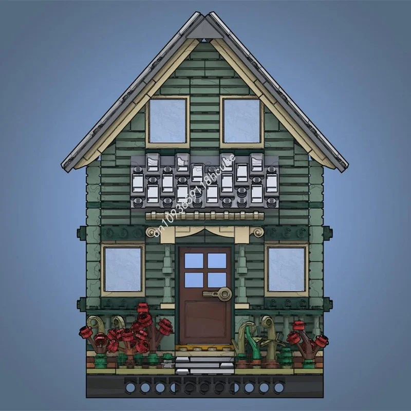 

506pcs MOC Suburban Home 4 Modular Buildings Assemble Educational Building Blocks Birthday Christmas toy Gift