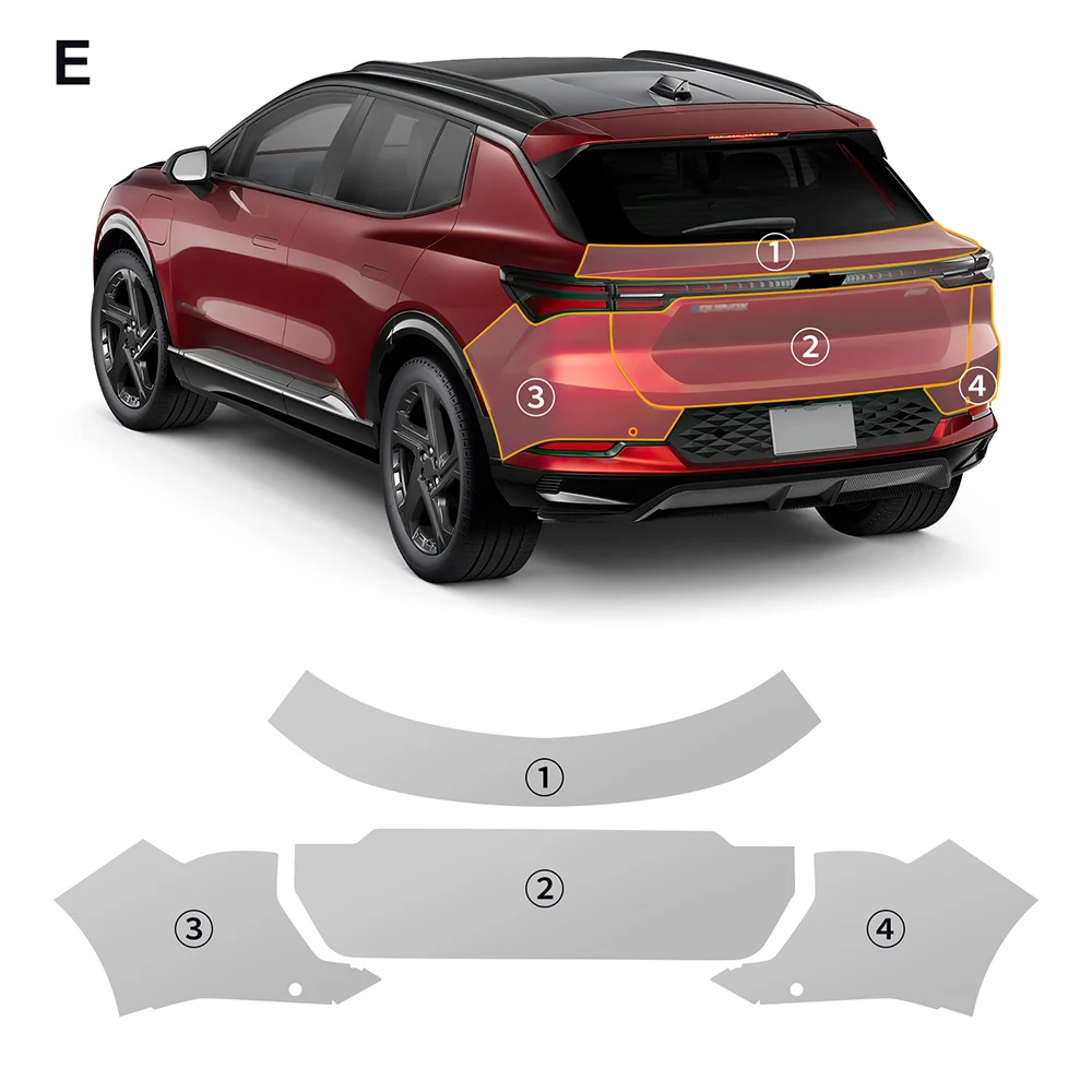 

8.5Mil Pre-cut PPF For Chevrolet Equinox 2025-UP TPU Bumper Clear Paint Protection Film Scratch-Resistant Exterior Accessories