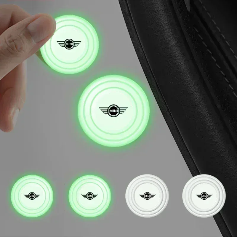

1/2/4Pcs Luminous Car Door Silicone Anti Shock Pad For BMW MINI Cooper One S Countryman Clubman JCW R50 R55 R56 R60 R61 F55 F56