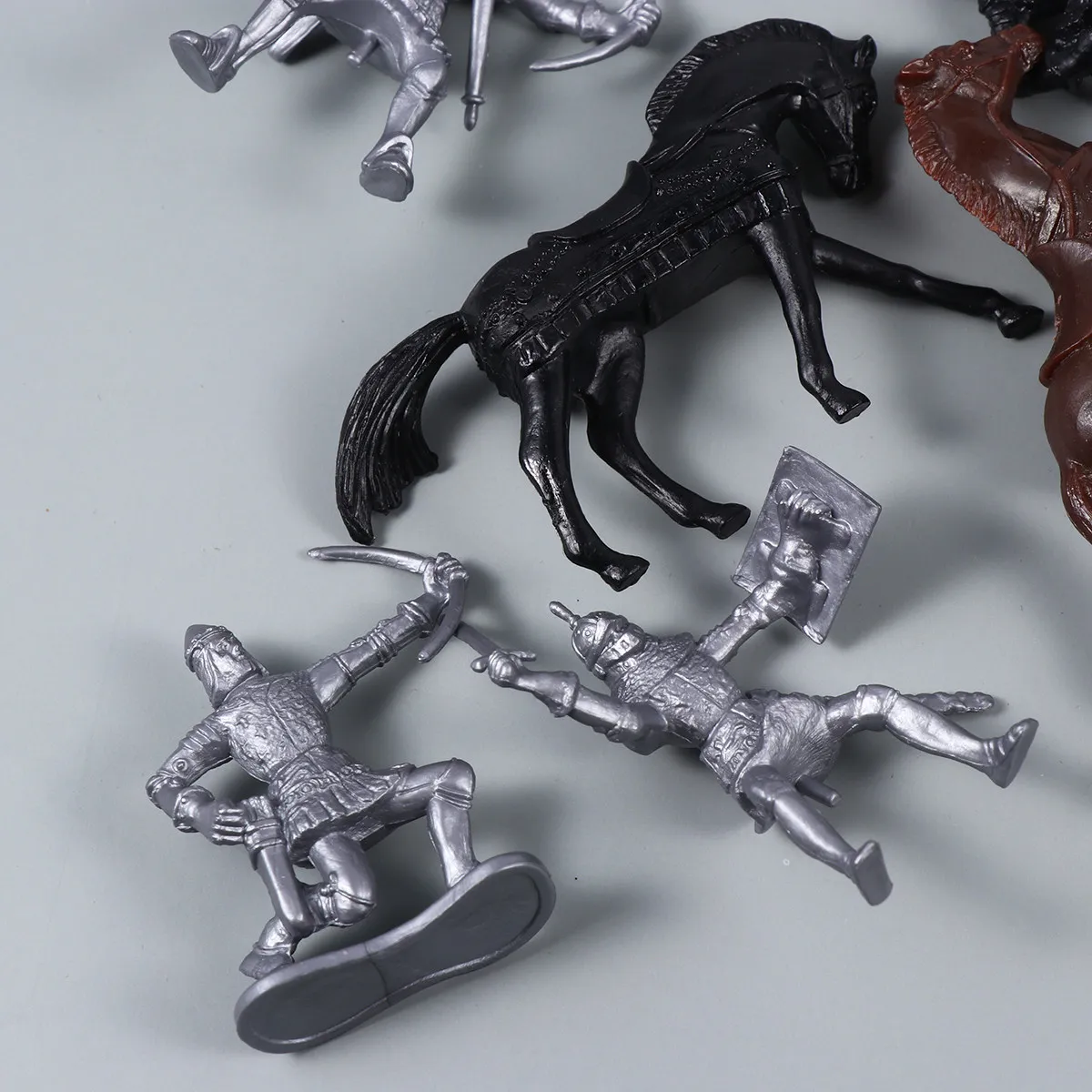 

28Pcs Soldier Plastic Set Educational Combat Play for Kids Military Battle Fun Plastic Soldier