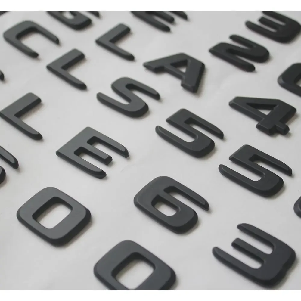 QA For Mercedes Benz Matt Black CL180 CL300 CL320 CL350 CL400 CL420 CL450 CL500 CL550 CL600 4MATIC Trunk Emblems Badges