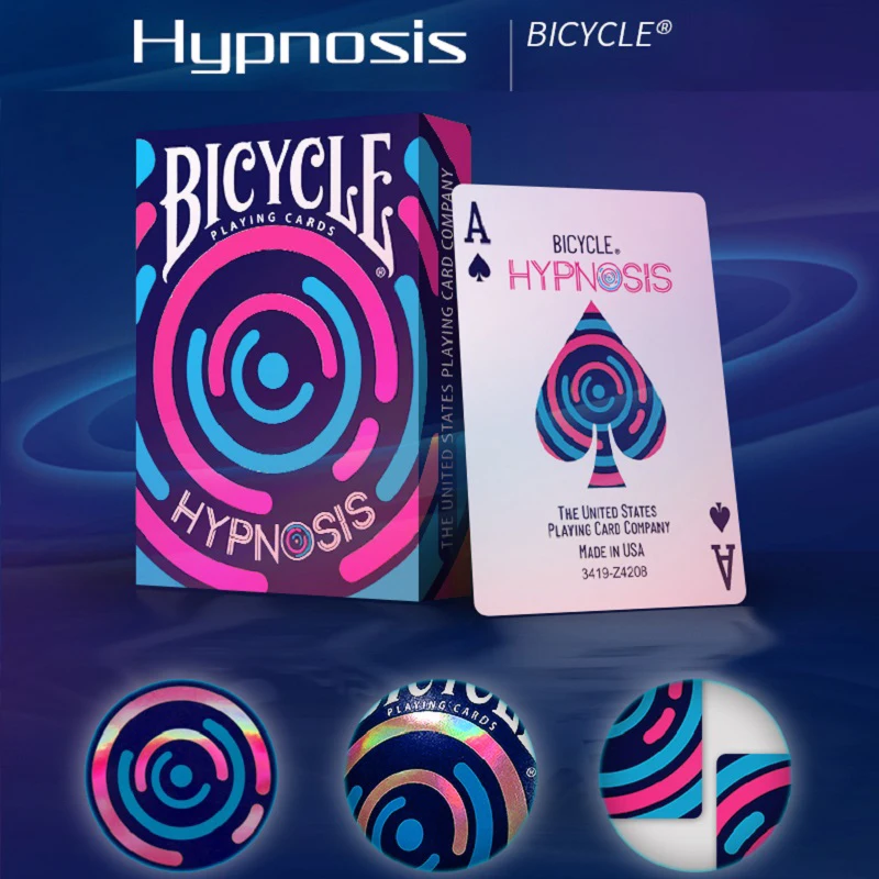 

Bicycle Hypnosis v2 Playing Cards USPCC Deck Poker Size Card Games Magic Tricks Props for Magician