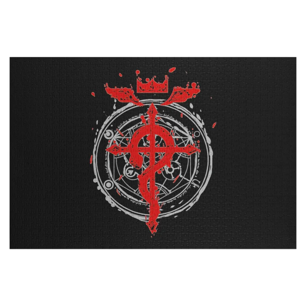 Fullmetal Alchemist Jigsaw Puzzle Name Wooden Toy Personalized Name Custom Wood Customized Kids Gift Puzzle