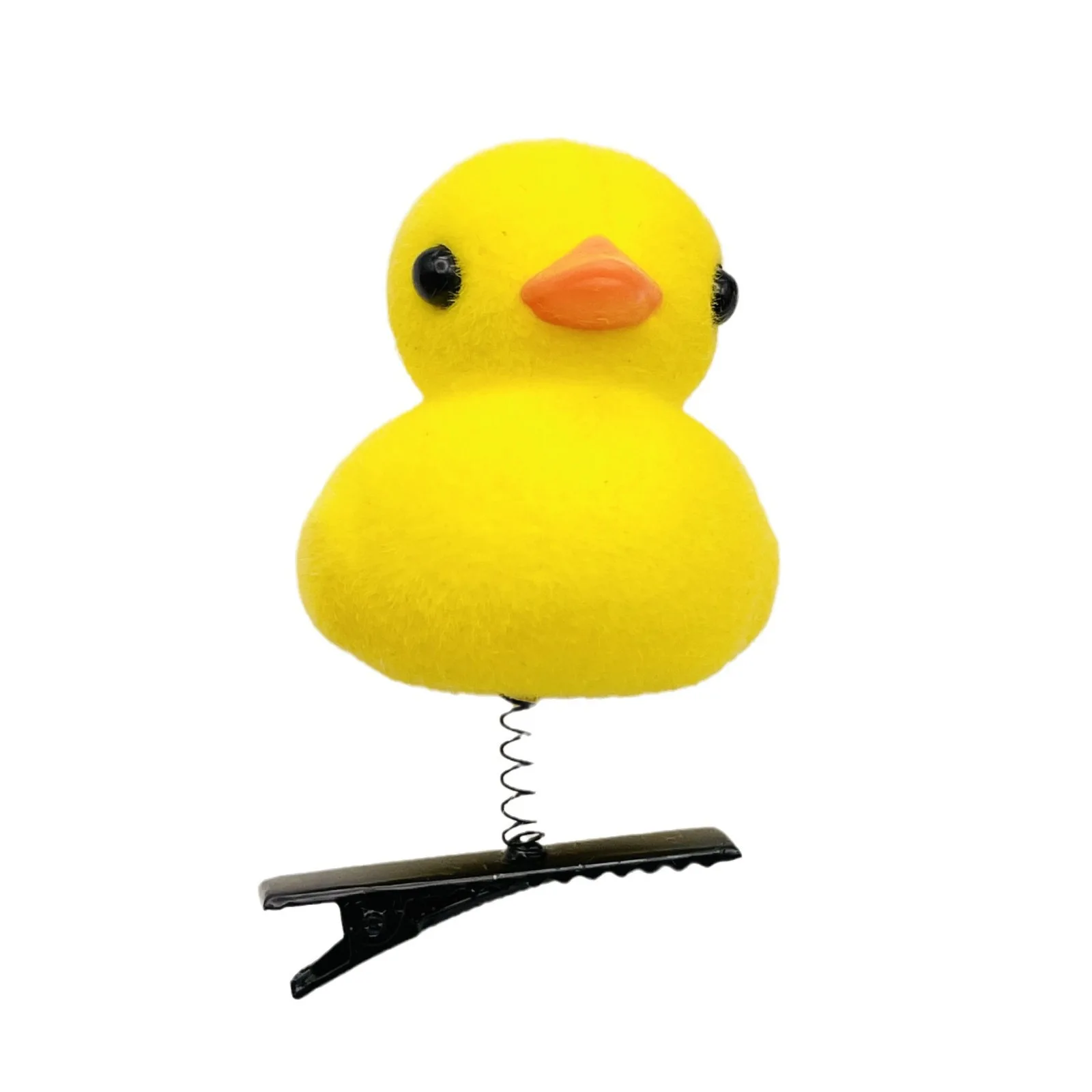 

36pcs Cute Festival Rave Yellow Duck Hair Clips Red Heart Hairpin for Women Girls Boy Party Favors