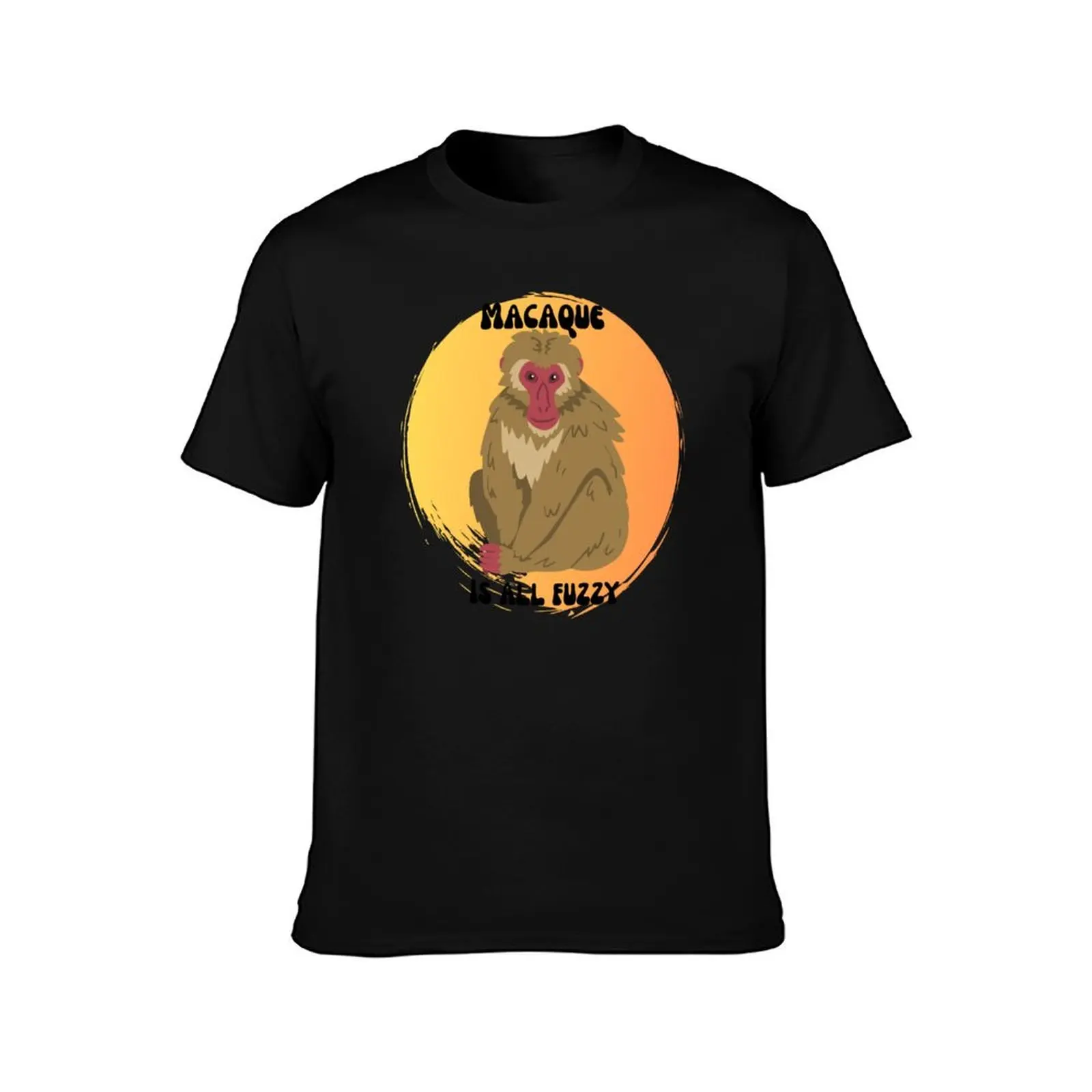 Macaque is all fuzzy T-Shirt Holiday Simple Tee Shirt T-Shirt