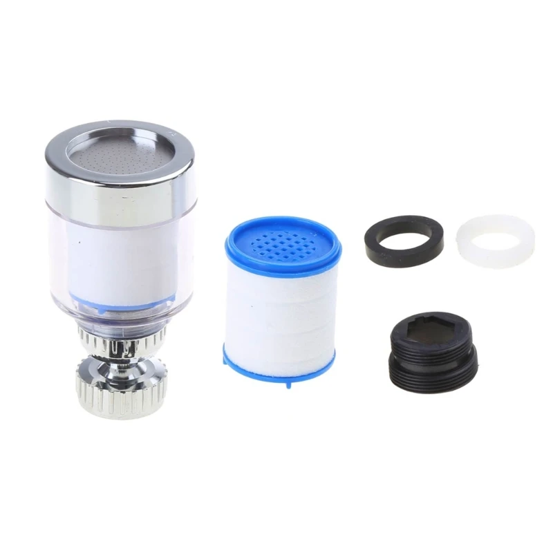 360 Degree Filters Plastic Shower Filter Faucet Filters Effective Water Scale Impurity Filtration Suitable for Most Tap