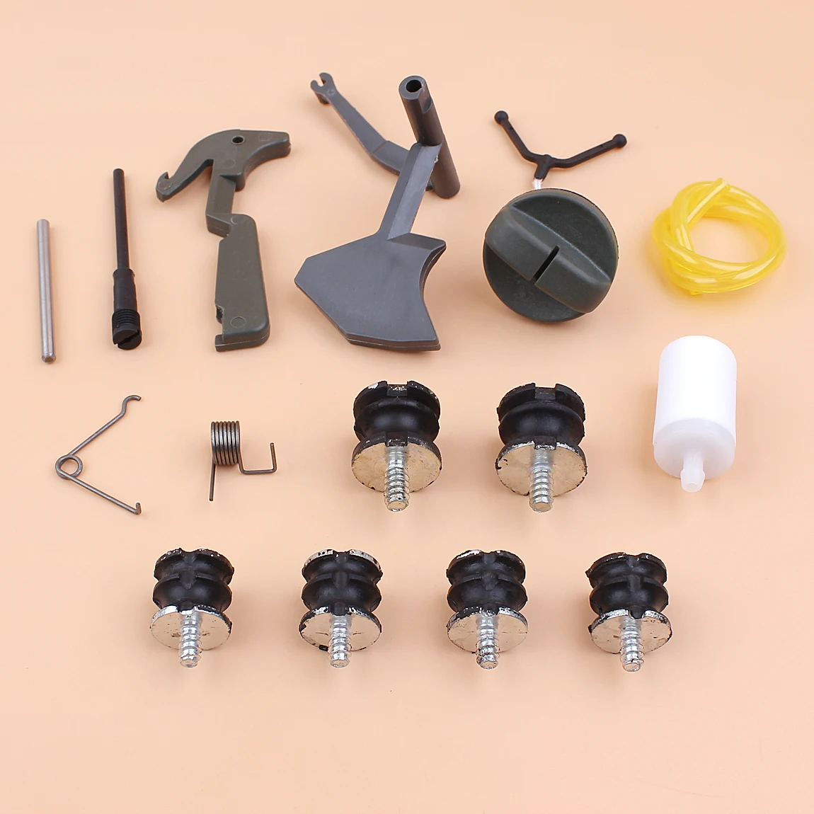 Set di supporti tampone isolatore grilletto acceleratore per Husqvarna 268 61 66 266 272 parti motosega motosierra gasolina