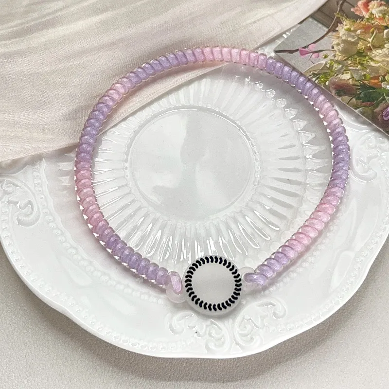 

Пастельные градиентные резинки для волос: минималистичные, без заломов, универсальные, спортивные, стильные, практичные, новые аксессуары для повседневного и активного образа