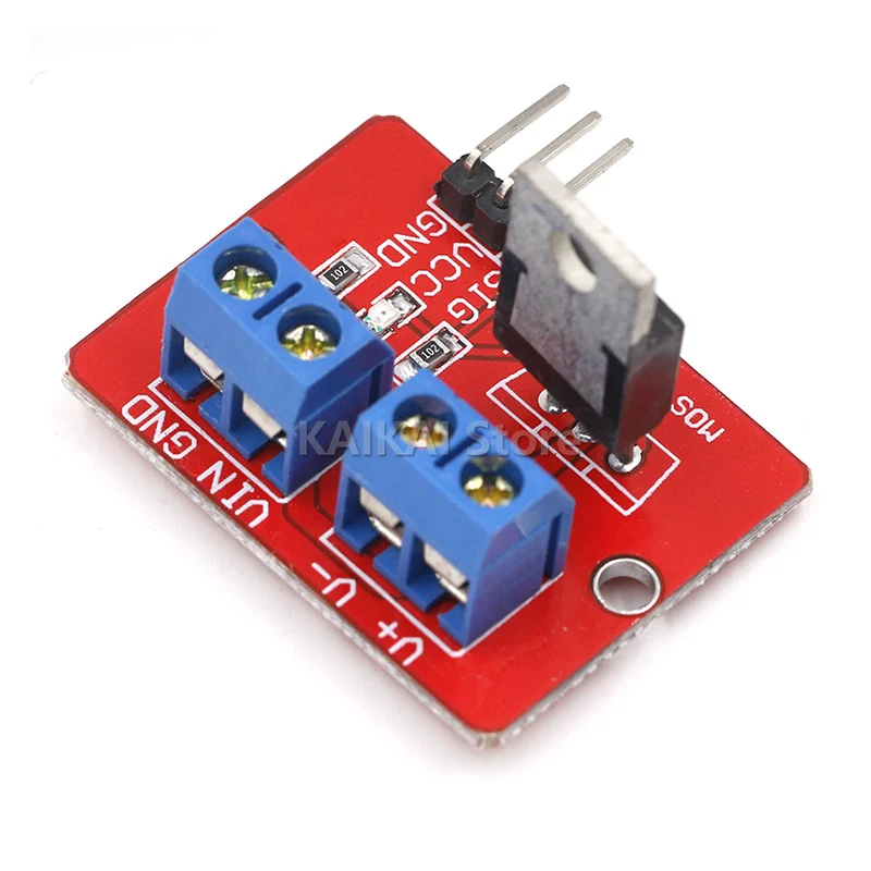 0-24V pulsante Mosfet superiore IRF520 modulo Driver MOS per Arduino MCU ARM pi